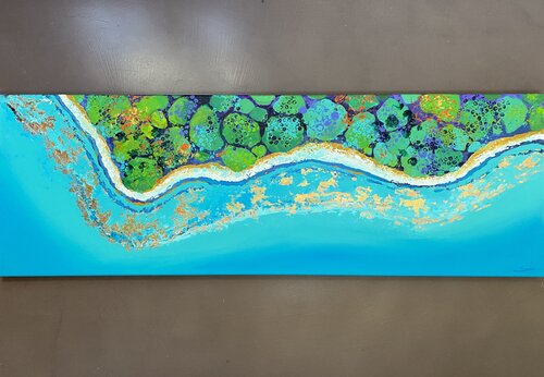 Éclats sur la côte by Sonia Di Maccio, 회화 for Sale on Singulart