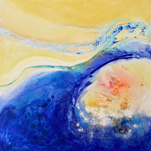 Danse aquatique by Sonia Di Maccio, 회화 for Sale on Singulart