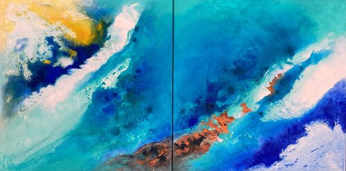 De l'un... à l'autre by Sonia Di Maccio, 회화 for Sale on Singulart