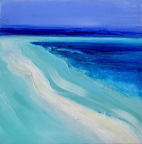 vague de bleu by Sonia Di Maccio, Painting for Sale on Singulart