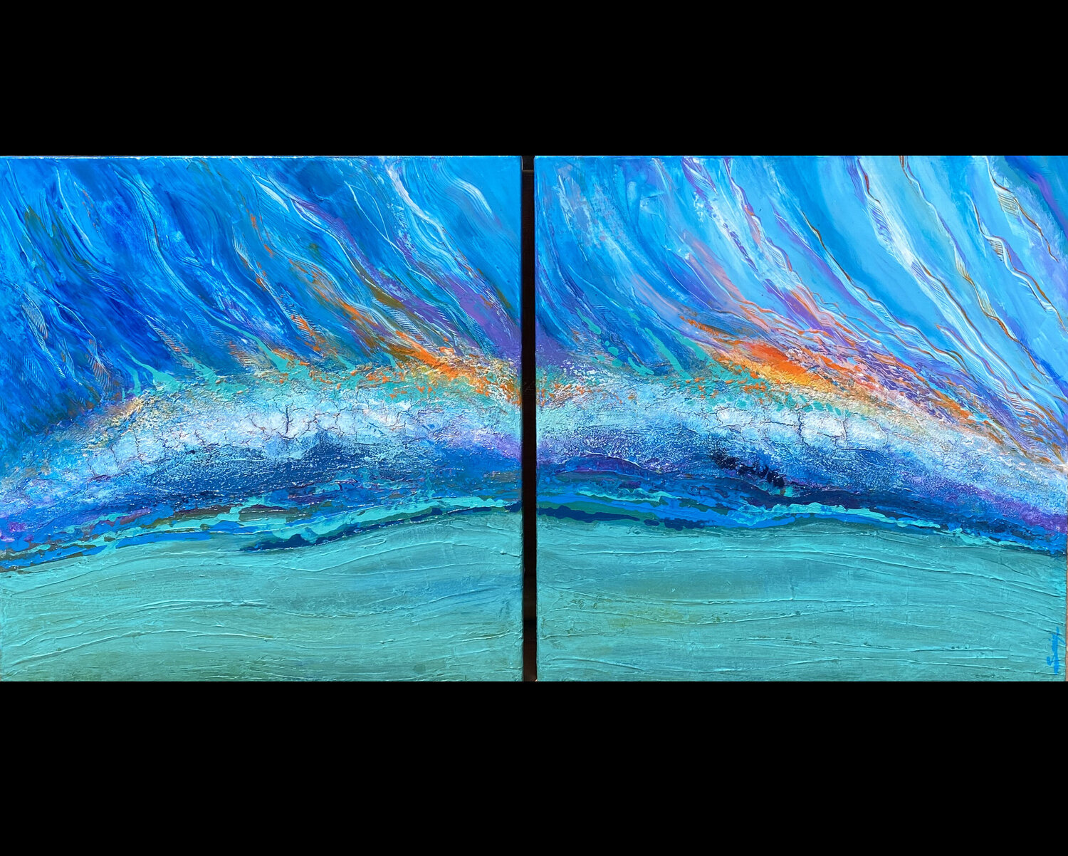 Vertige de la mer (diptyque) Sonia Di Maccio