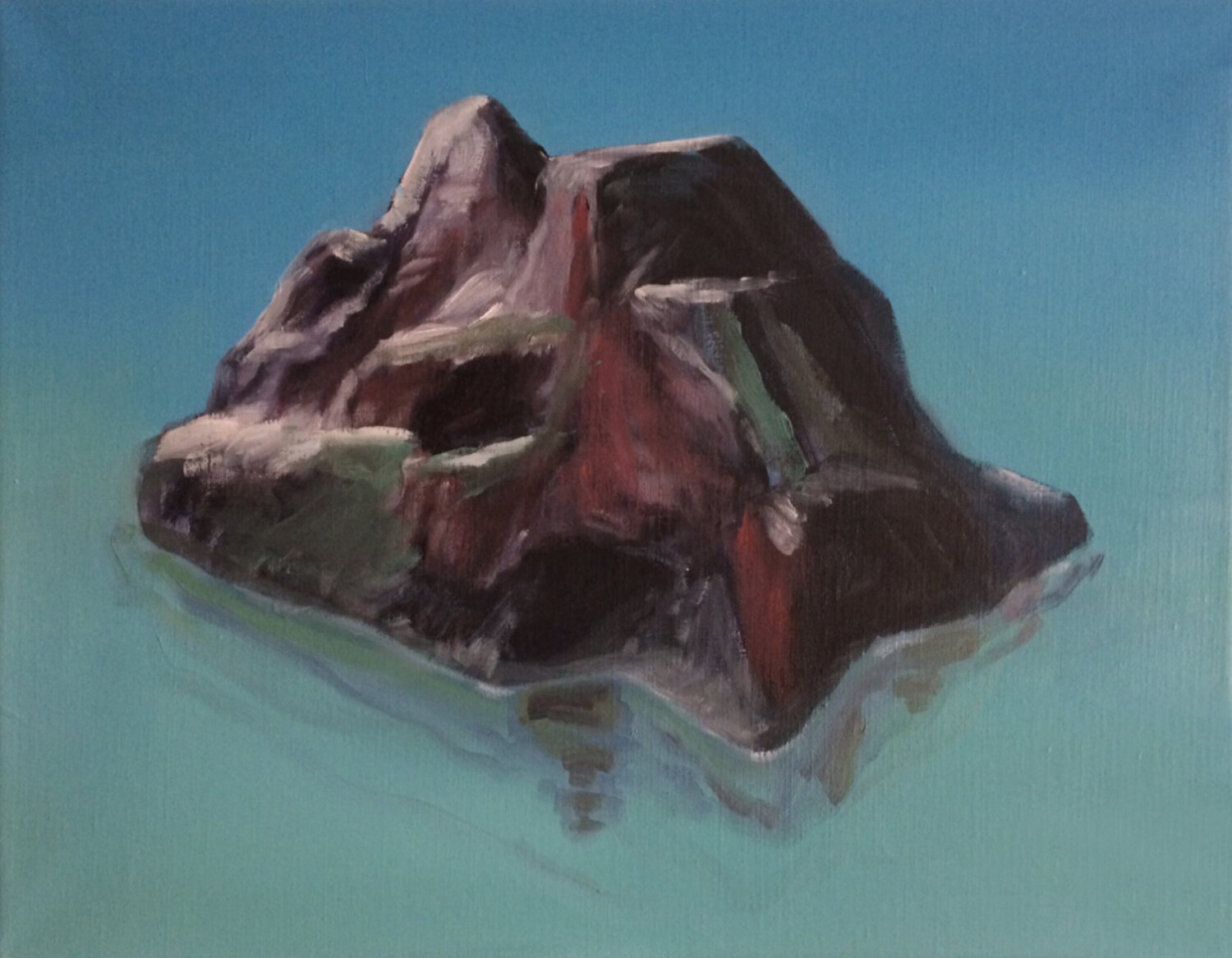 Mountain scene II dirk de cock