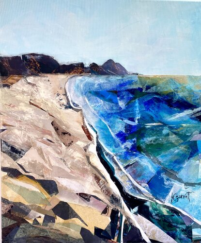 Geometría del océano di Paula Garnett, Altri media in vendita su Singulart