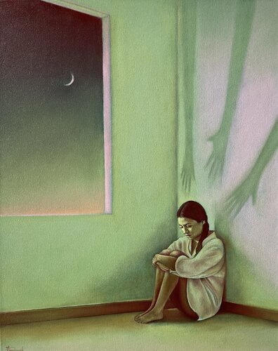 Mental Load van Anna JENDRZEJAK, Schilderij te koop op Singulart