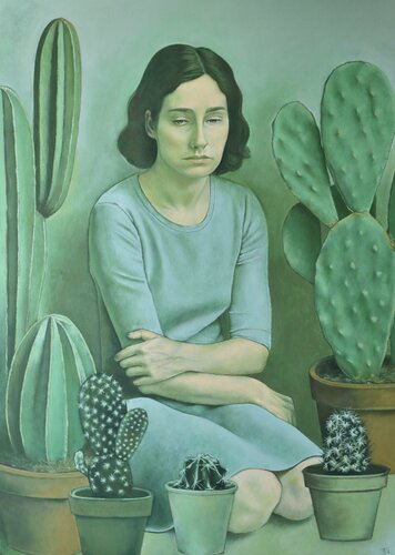 Stuck in my head van Anna JENDRZEJAK, Schilderij te koop op Singulart