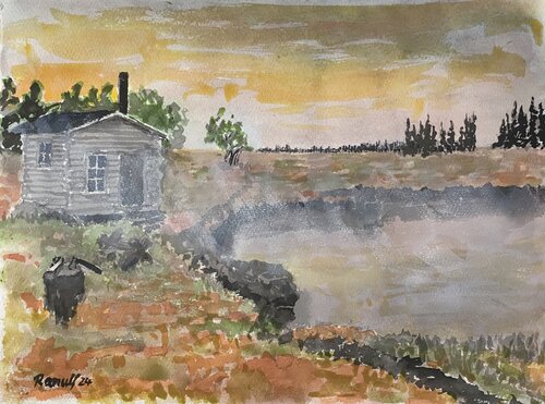 Morgens früh im Moor von Ranulf Streuff, Malerei kaufen auf Singulart