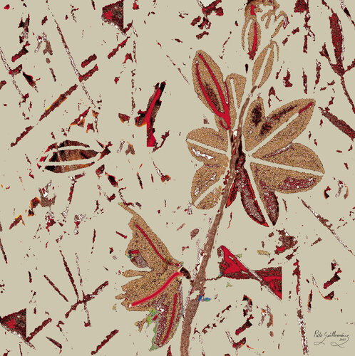 Dried Flowers-3-Digital Mosaic di Pablo Guillamon, Fotografia in vendita su Singulart