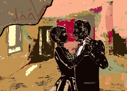 Audrey Hepburn and Humphrey Bogart - Sabrina 1954 de Pablo Guillamon, Fotografía a la venta en Singulart
