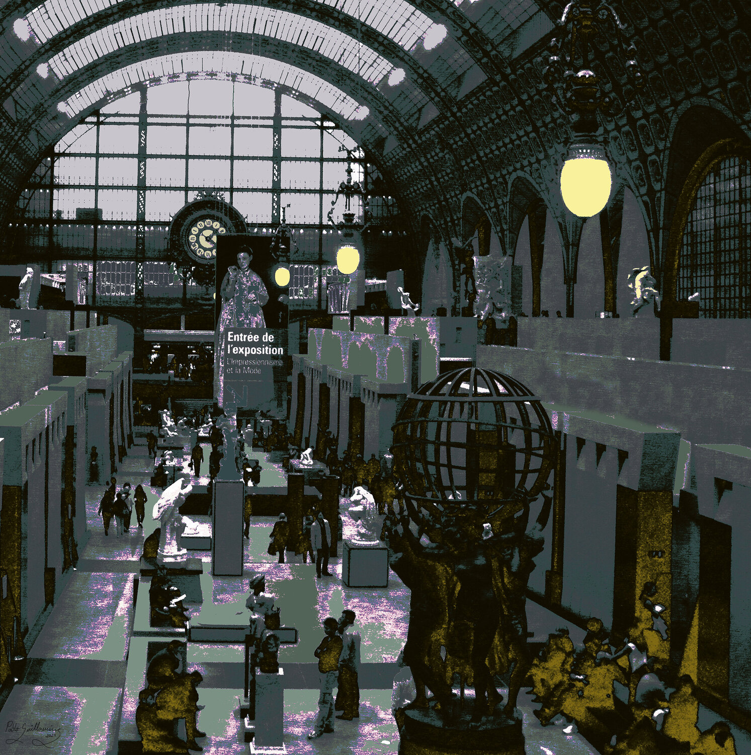 Musée d'Orsay. Paris. France Pablo Guillamon Fotografia in vendita