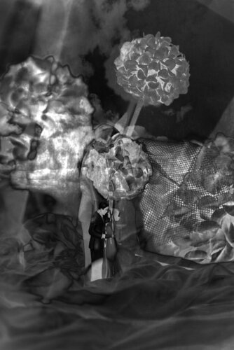Un mariage chromatique en noir et blanc di hugues rochette, Fotografia in vendita su Singulart