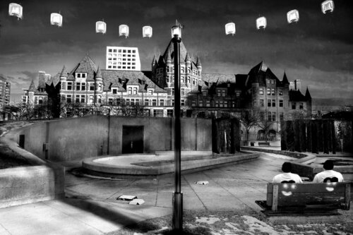 Deux sourires volés di hugues rochette, Fotografia in vendita su Singulart