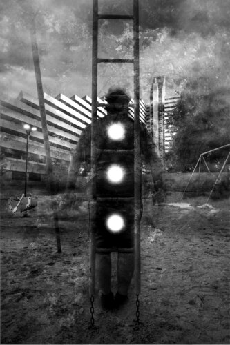 L’échelle du bonheur di hugues rochette, Fotografia in vendita su Singulart