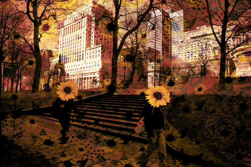 Living in a realms of flowers von hugues rochette, Fotografie kaufen auf Singulart