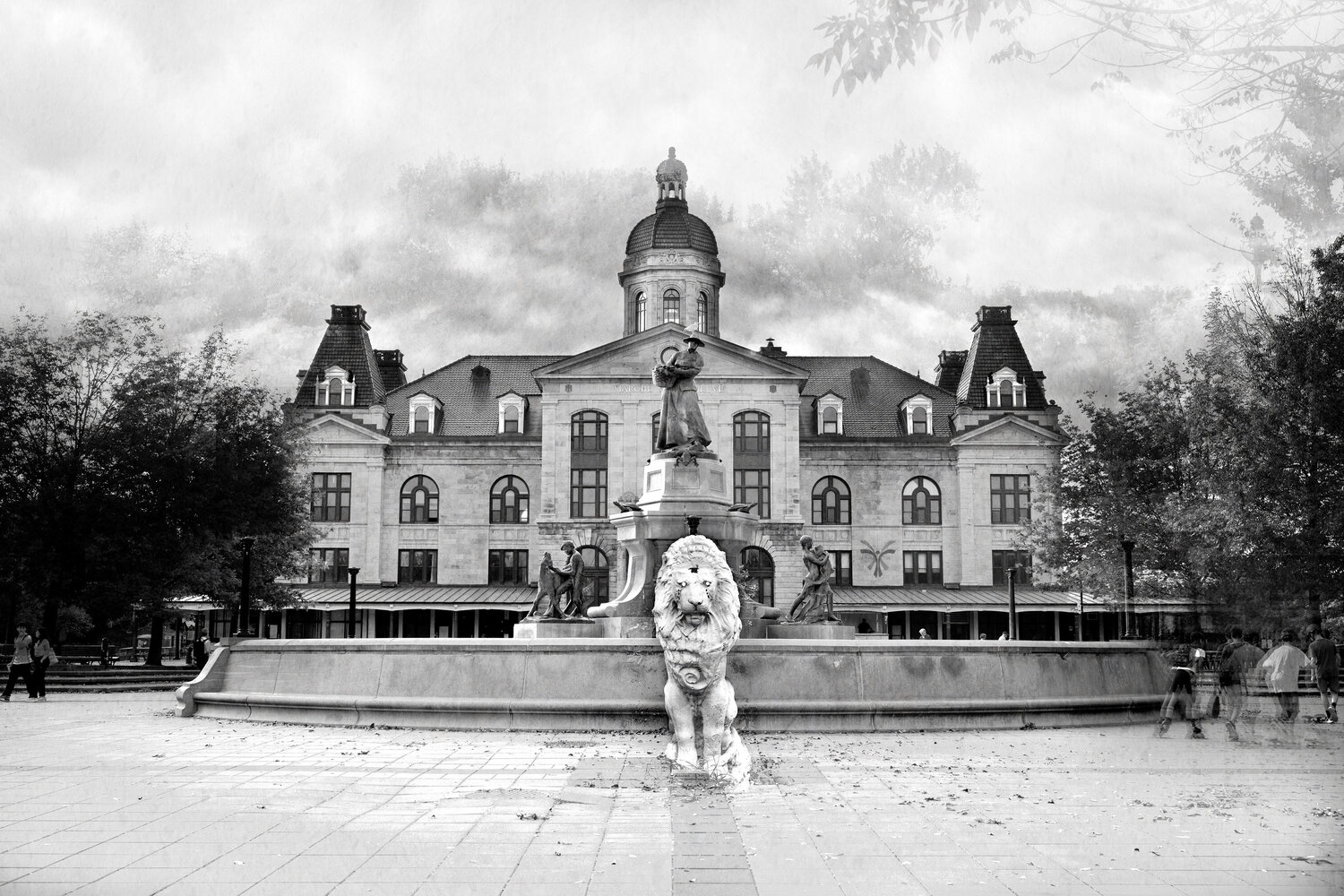 Le lion blanc hugues rochette