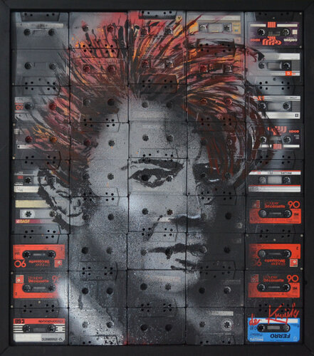 David Bowie van Monique de Kruijk, Schilderij te koop op Singulart