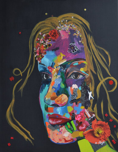 Dreaming all day long ... di Monique de Kruijk, Pittura in vendita su Singulart