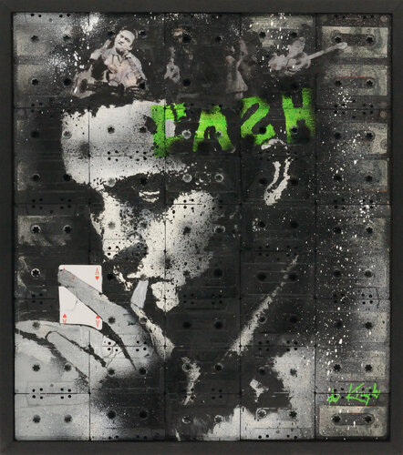 Johnny Cash di Monique de Kruijk, Pittura in vendita su Singulart