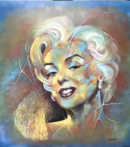 Eternal Glamour: Marilyn Monroe von Eva Bazhenova, Malerei kaufen auf Singulart
