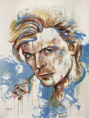 David Bowie - The Legend von Eva Bazhenova, Malerei kaufen auf Singulart