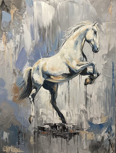 Thunderous Majesty von Eva Bazhenova, Malerei kaufen auf Singulart