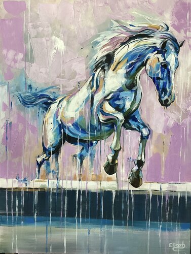 Leap of Freedom von Eva Bazhenova, Malerei kaufen auf Singulart