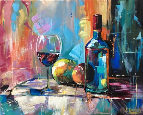 Elegance in a Bottle di Eva Bazhenova, Pittura in vendita su Singulart