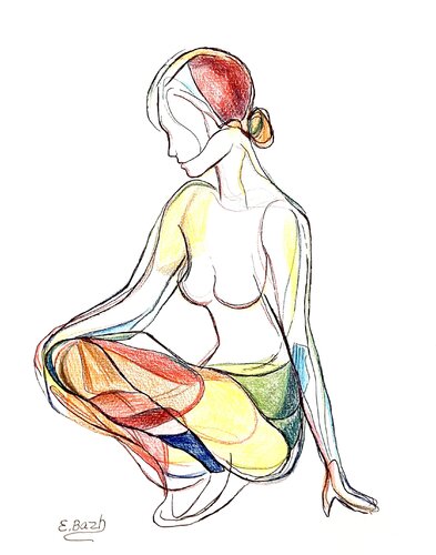 Grace in Submission von Eva Bazhenova, Zeichnungen kaufen auf Singulart