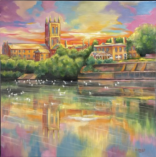 Holy Serenity van Eva Bazhenova, Schilderij te koop op Singulart