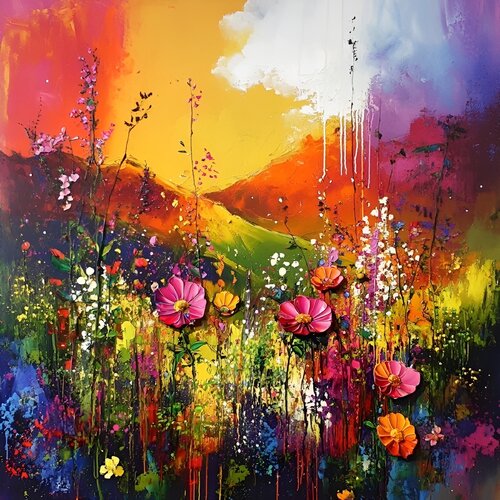 Peaceful Landscape von Eva Bazhenova, Digital kaufen auf Singulart