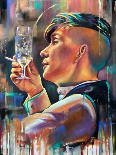 Peaky Blinders: Tommy Shelby von Eva Bazhenova, Malerei kaufen auf Singulart