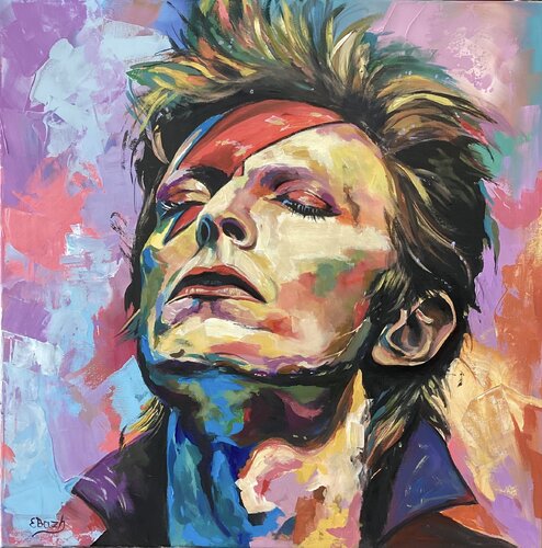 Ultimate Legend: David Bowie von Eva Bazhenova, Malerei kaufen auf Singulart