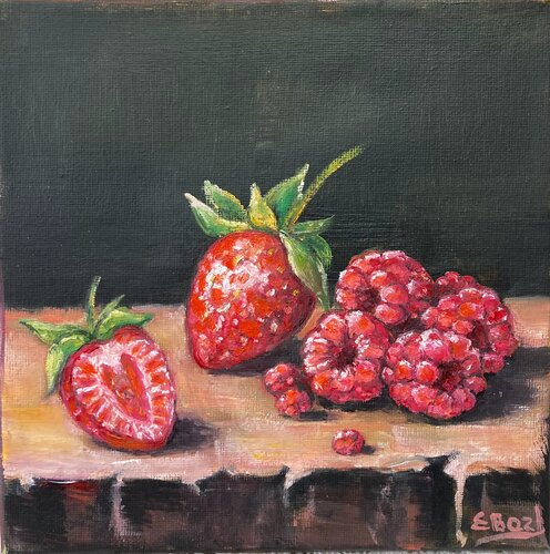 Summer Berries von Eva Bazhenova, Malerei kaufen auf Singulart