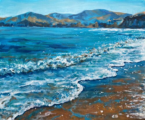 Blue Lagoon von Eva Bazhenova, Malerei kaufen auf Singulart