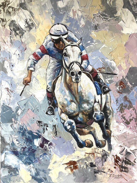 Full Speed Ahead: The Jockey's Race Eva Bazhenova