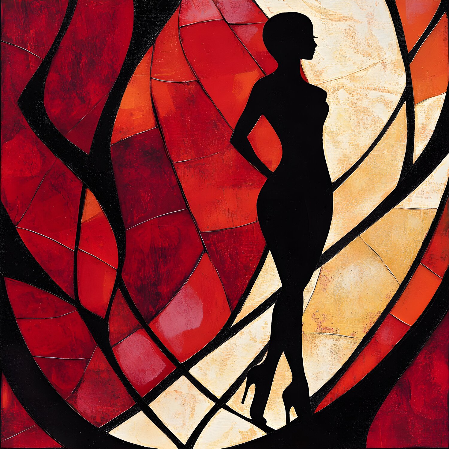 Mysterious Silhouette Eva Bazhenova