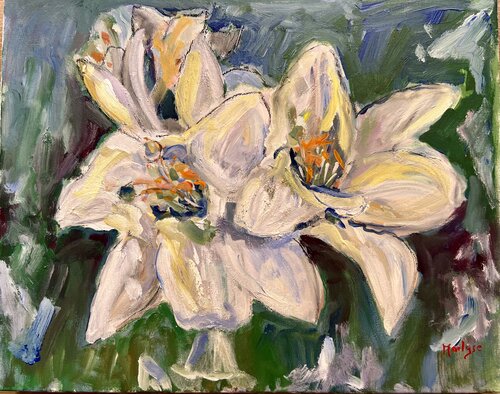 Wild Lillies by Marlyse Ruess, 絵画 for Sale on Singulart