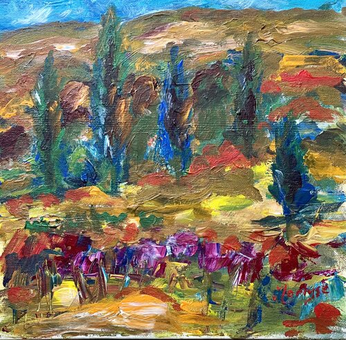 Tuscan Sun by Marlyse Ruess, 絵画 for Sale on Singulart