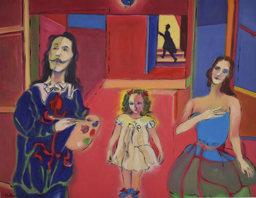 REACTUALIZACIÓN DE LA INFANTA di Miguel Betancourt, Pittura in vendita su Singulart