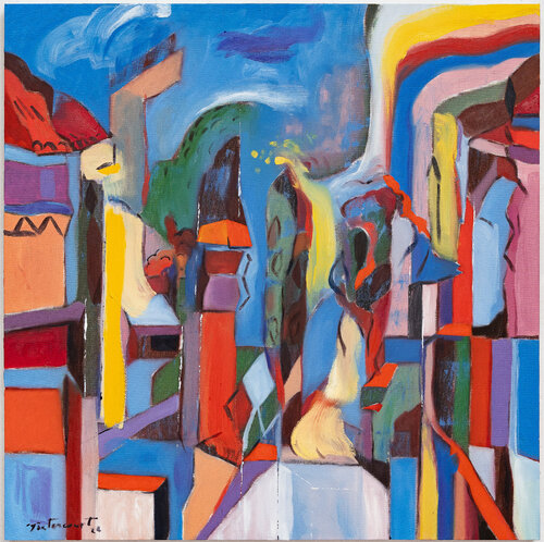 MONTAÑA EN LONTANANZA van Miguel Betancourt, Schilderij te koop op Singulart