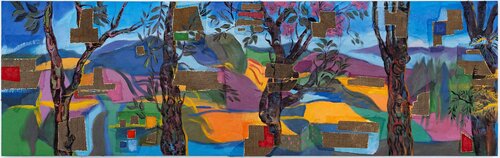 ÁRBOLES NATIVOS DE CUMBAYÁ di Miguel Betancourt, Pittura in vendita su Singulart