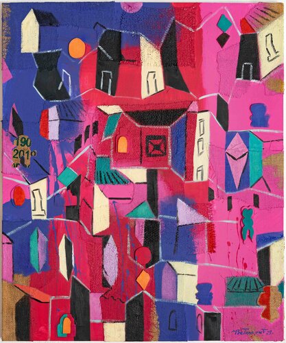 CIUDAD EN OTOÑO di Miguel Betancourt, Pittura in vendita su Singulart