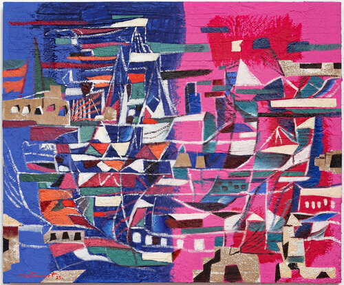 METRÓPOLI di Miguel Betancourt, Pittura in vendita su Singulart