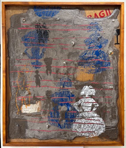 ICONOGRAFÍA FRÁGIL di Miguel Betancourt, Pittura in vendita su Singulart