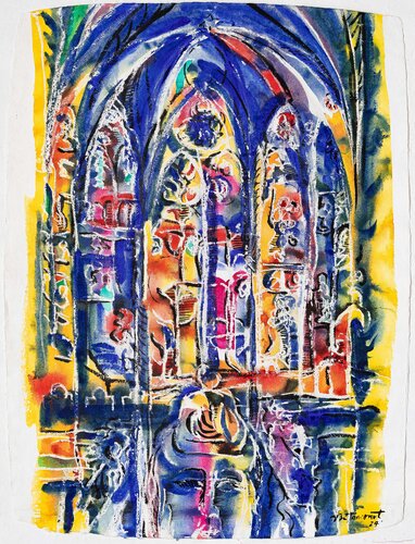 VENTANA AL EDÉN par Miguel Betancourt, Œuvre sur papier en vente sur Singulart