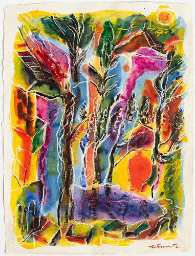 ÁRBOLES EN VERANO par Miguel Betancourt, Œuvre sur papier en vente sur Singulart