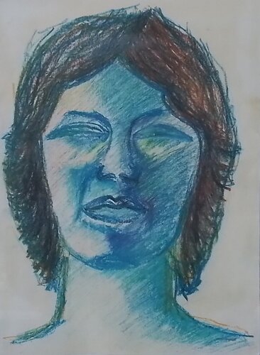 Retrato do Yogan (ritratto di Jürgen) van Selene Fertonani, Schilderij te koop op Singulart