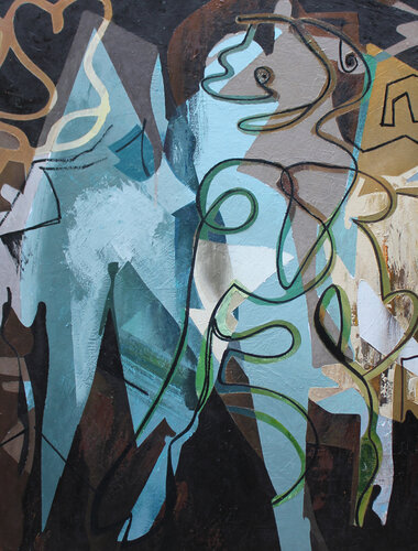 Twiggy's Dance van Timothy Shannon, Schilderij te koop op Singulart