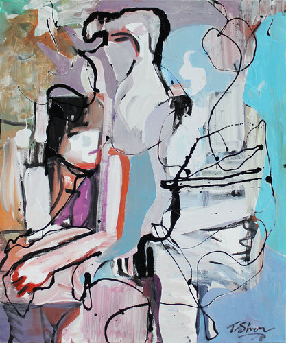Abstract Figures van Timothy Shannon, Schilderij te koop op Singulart