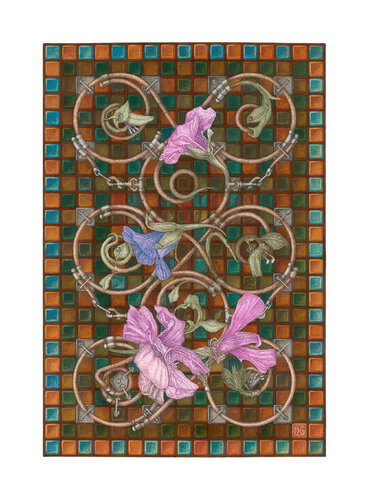 Fleurs Du Mal_2 by Dobri Gjurkov, Work on Paper for Sale on Singulart