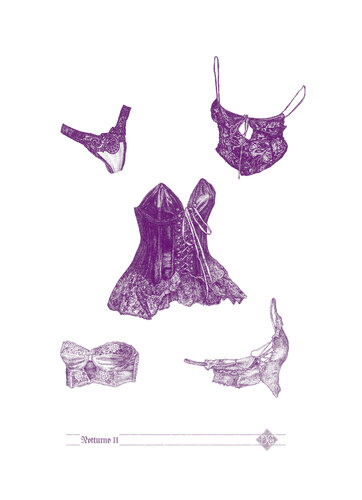 Notturno II LILA de Dobri Gjurkov, Impresión a la venta en Singulart